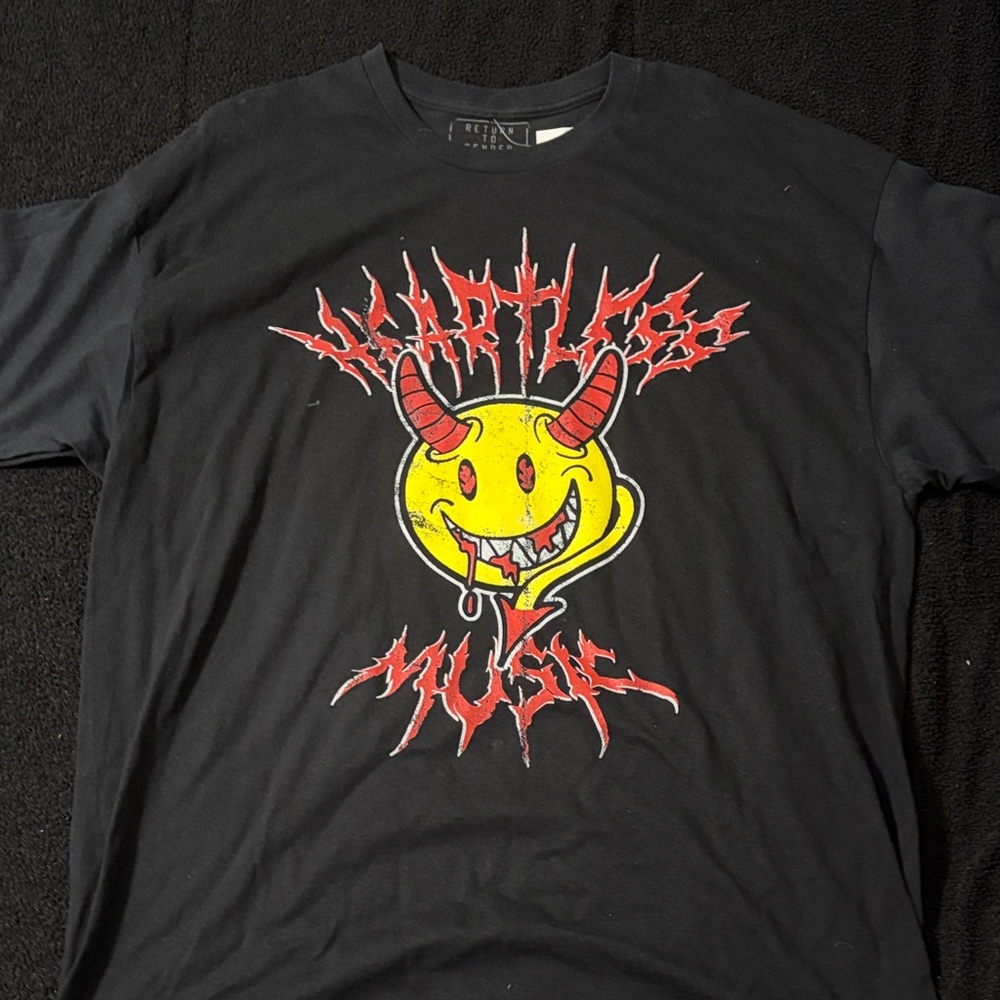 Heartless Music Devil Graphic Tee - Black